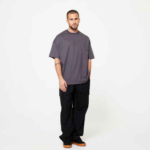
      Large Skateboarding T-Shirt TS 500 - Grey DAMESTOY SIGNATURE COLLECTION
  