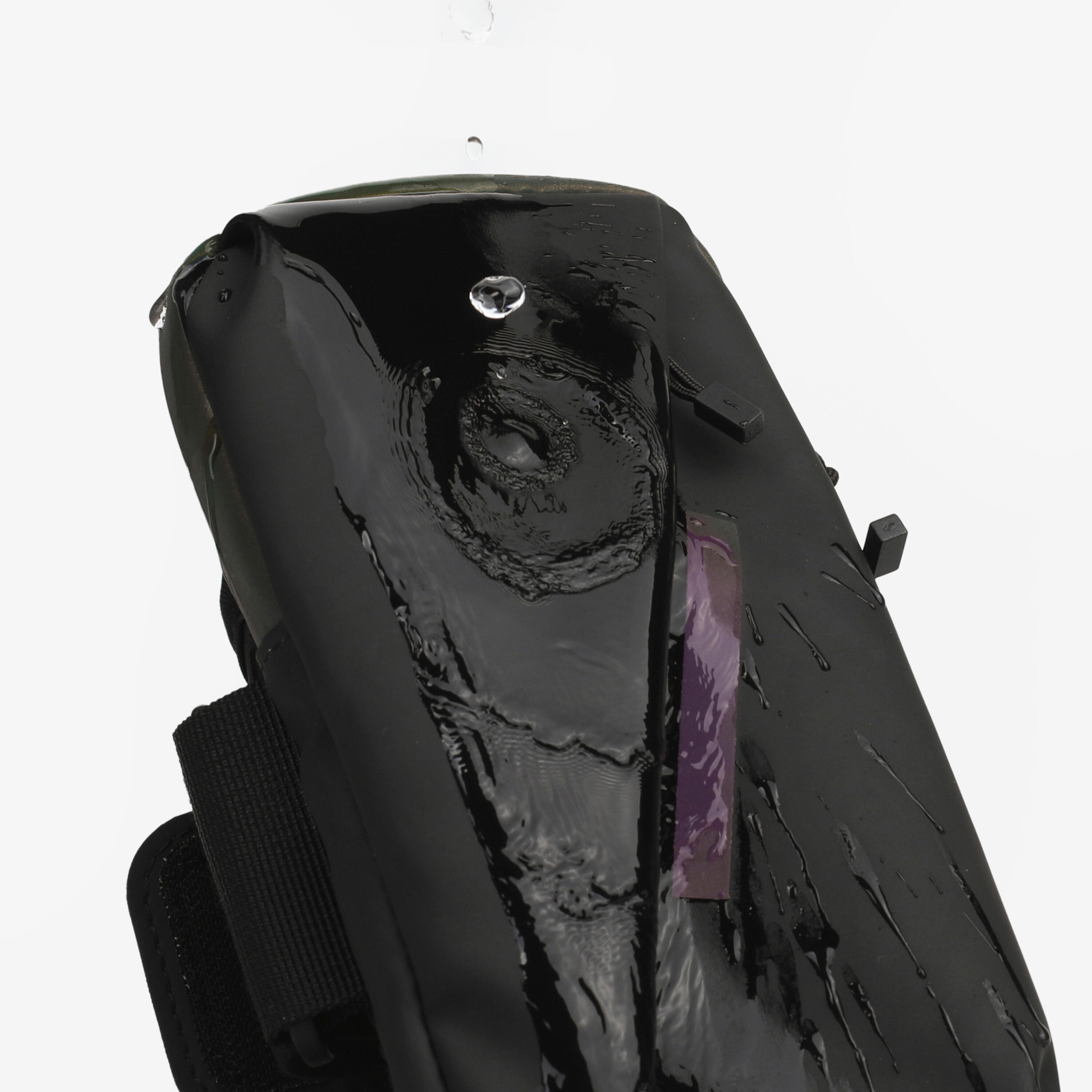 Banderolă de alergare cu buzunare pentru smartphone - KIPRUN negru, adulți  11/15