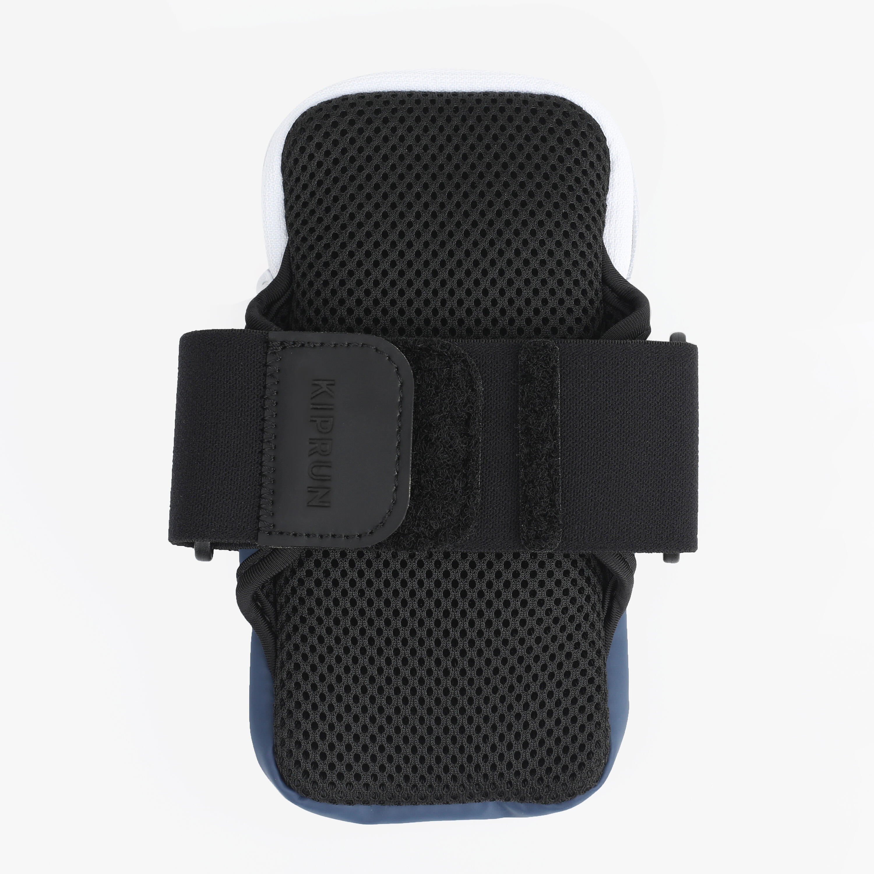 Adult smartphone running armband - KIPRUN muti-pocket water repellent green blue