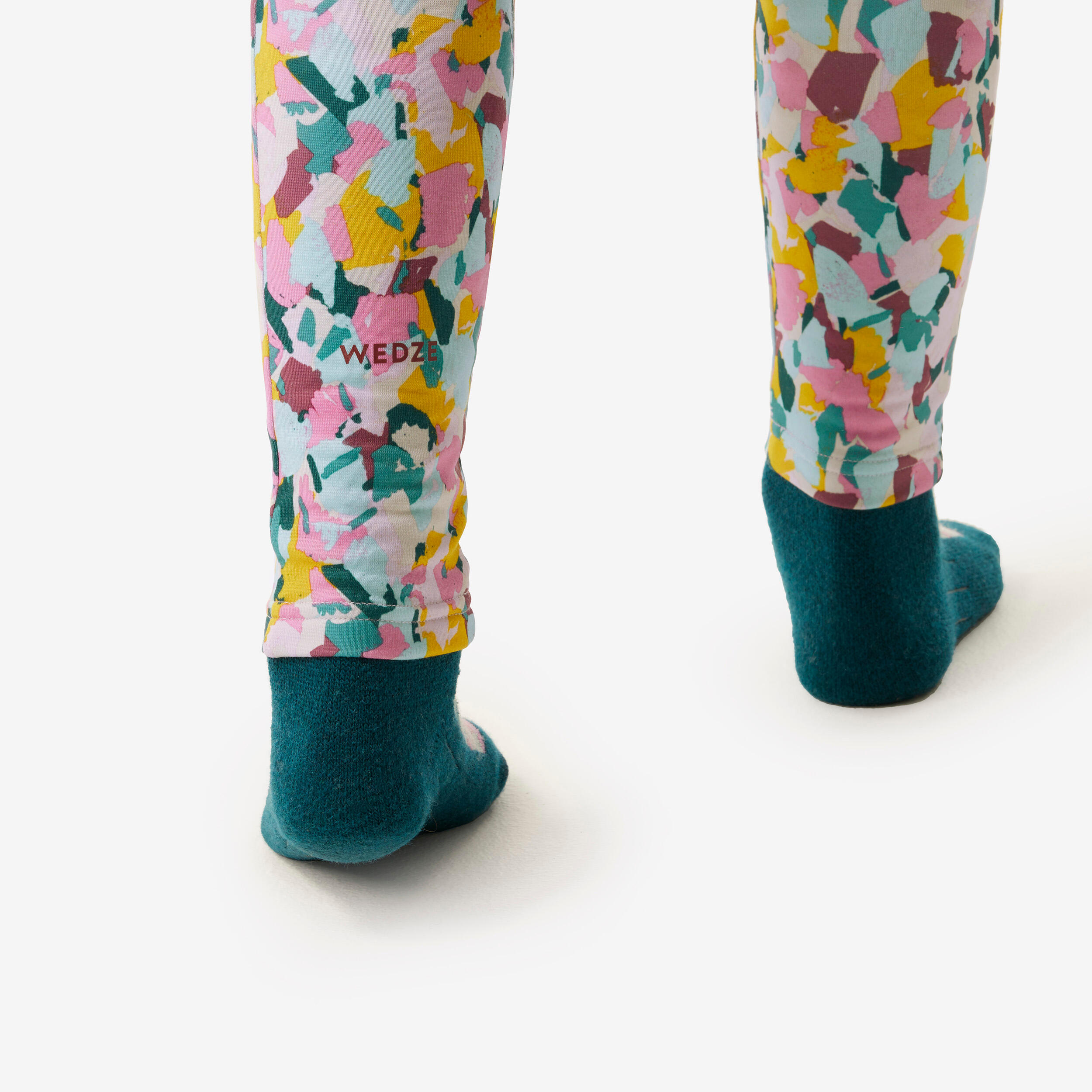 Legginsy termoaktywne narciarskie dla dzieci Wedze BL 500 5/5