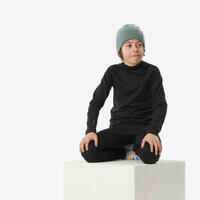 Kids’ Ski Thermal Base Layer, BL 500 Top Black