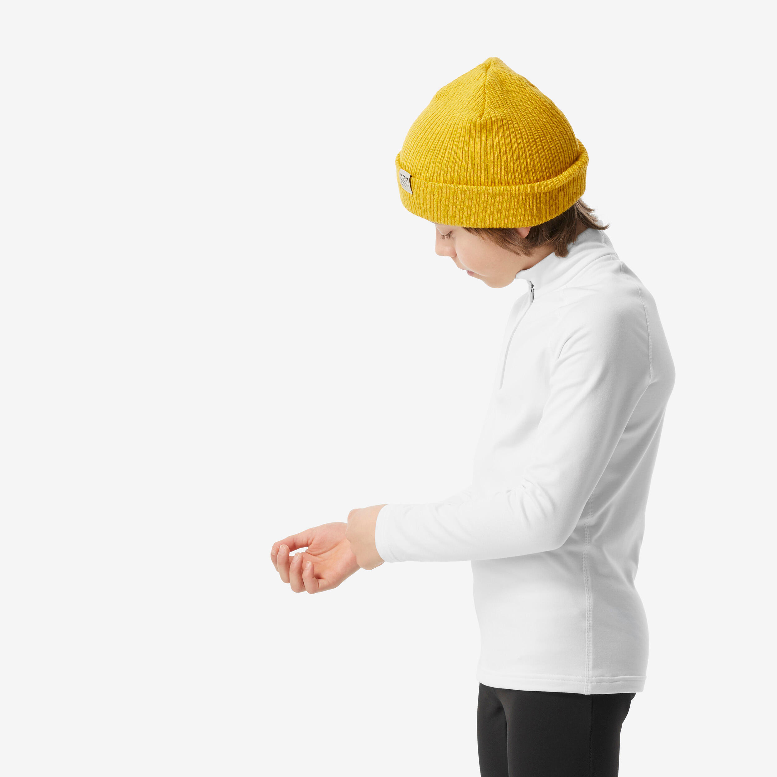 Couche de base de ski à demi-zip enfant, BL 500 Haut - WEDZE