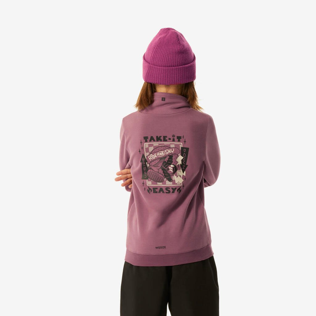 Skipullover Kinder - 100 violett