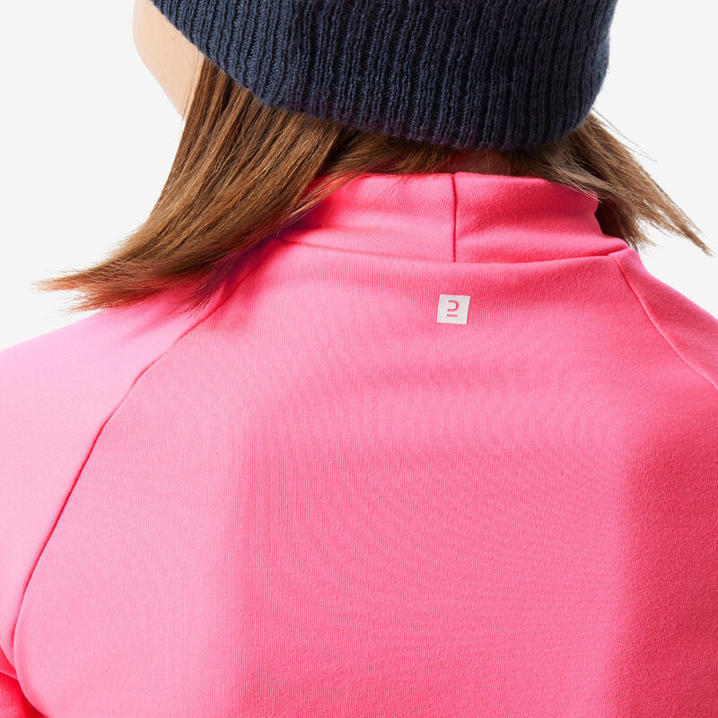 Sous-vêtement thermique de ski enfant, BL 500 haut rose fluo