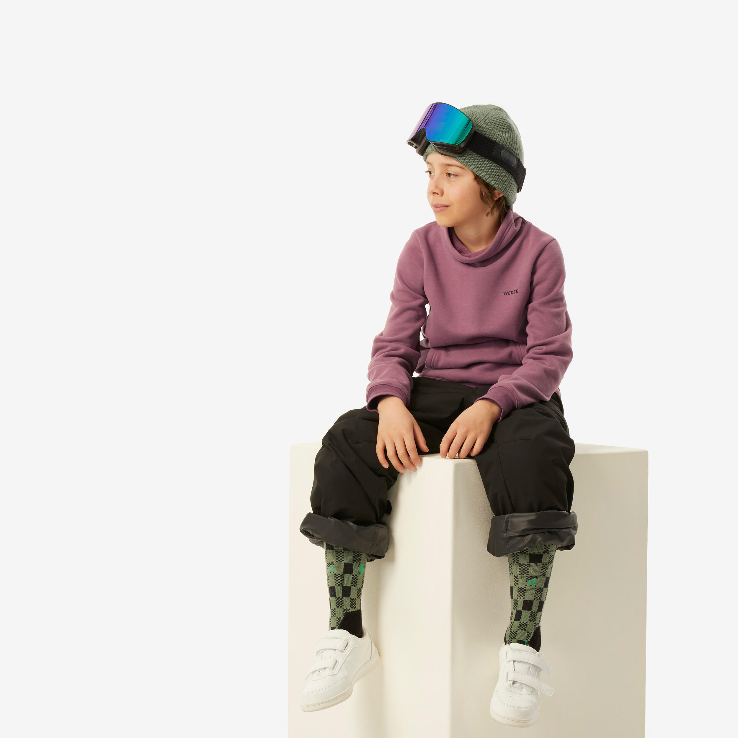 Bluza narciarska i snowboardowa dla dzieci Wedze 100 17/19