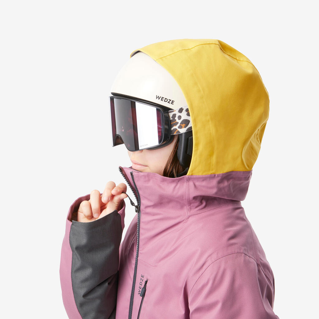 Roze dečje toplo i vodootporno odelo za skijanje 900