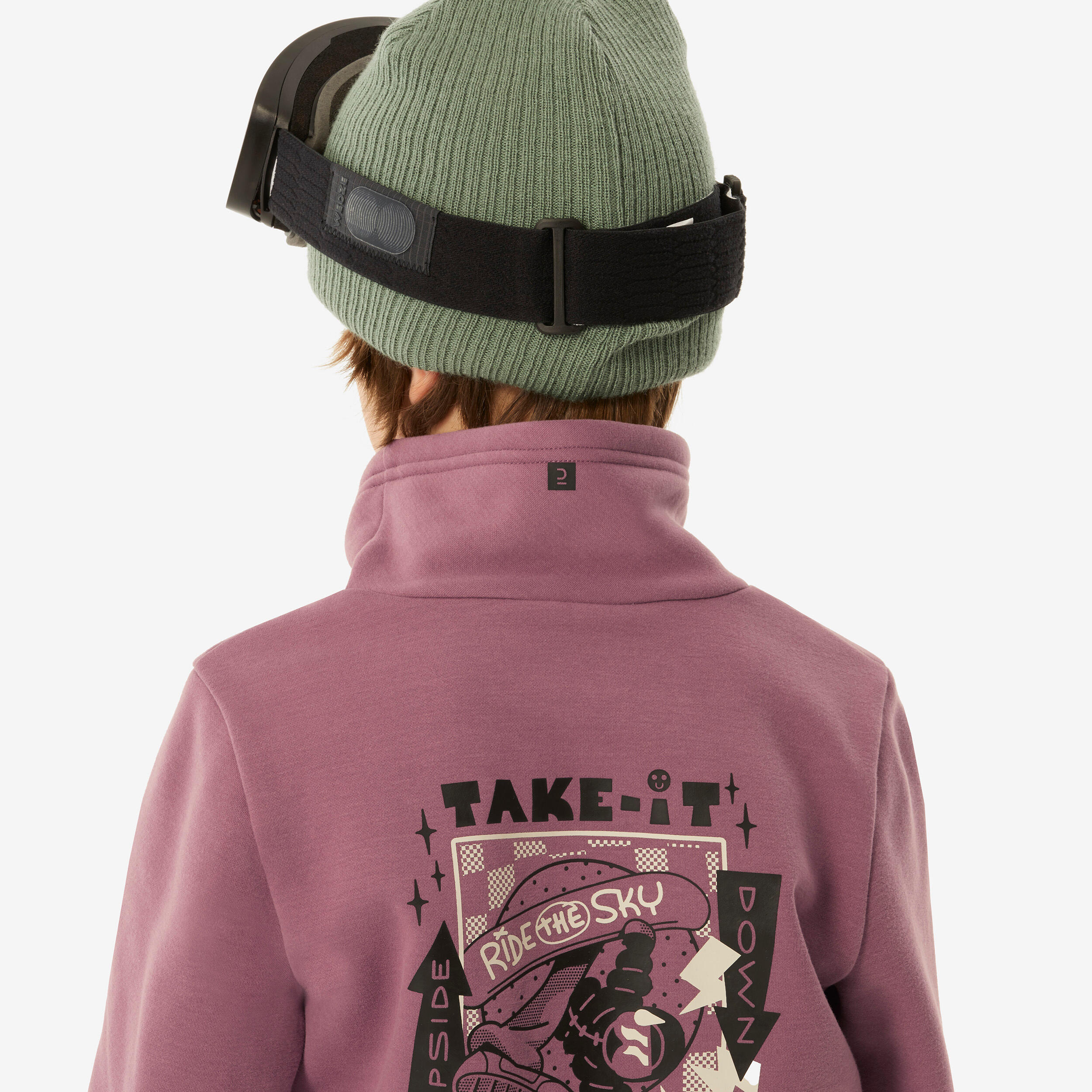 Bluza narciarska i snowboardowa dla dzieci Wedze 100 15/19