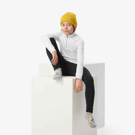 Kids’ Ski Thermal Base Layer, BL 500 Bottom Black