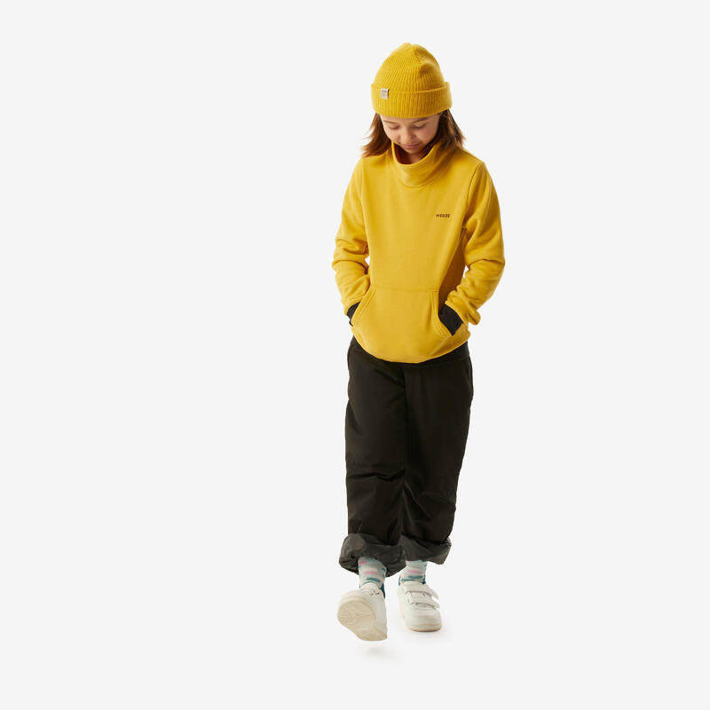 Sudadera de esquí y snowboard niños, 100 amarillo 