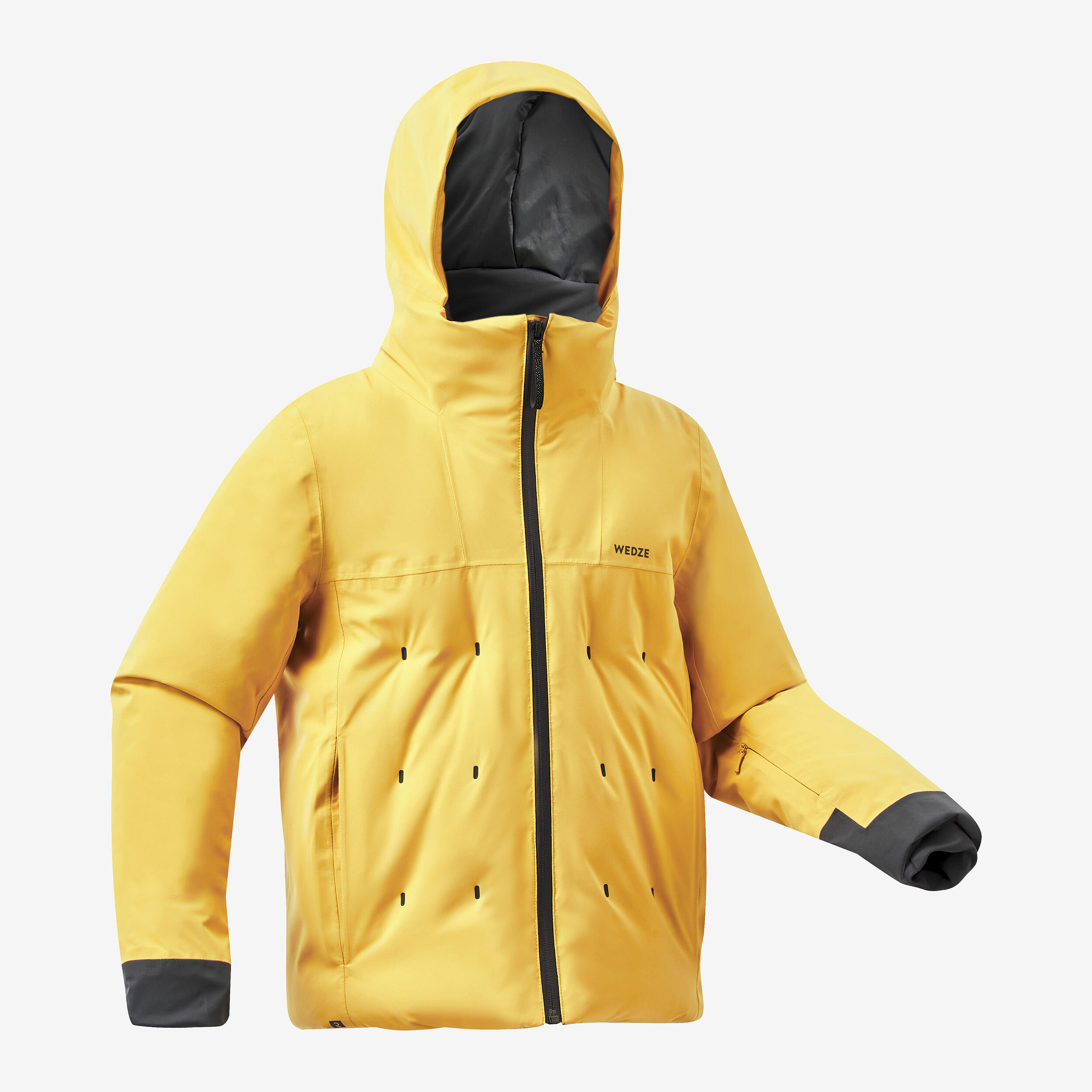 WEDZE Skijacke Kinder wattiert warm wasserdicht Piste – 500 gelb | 03608391073602 WEDZE Skijacke Kinder wattiert warm wasserdicht Piste – 500 gelb | 03608391073602
