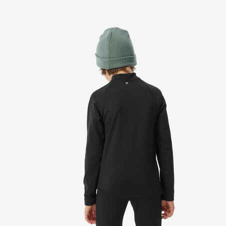 Kids’ Ski Thermal Base Layer, BL 500 Top Black