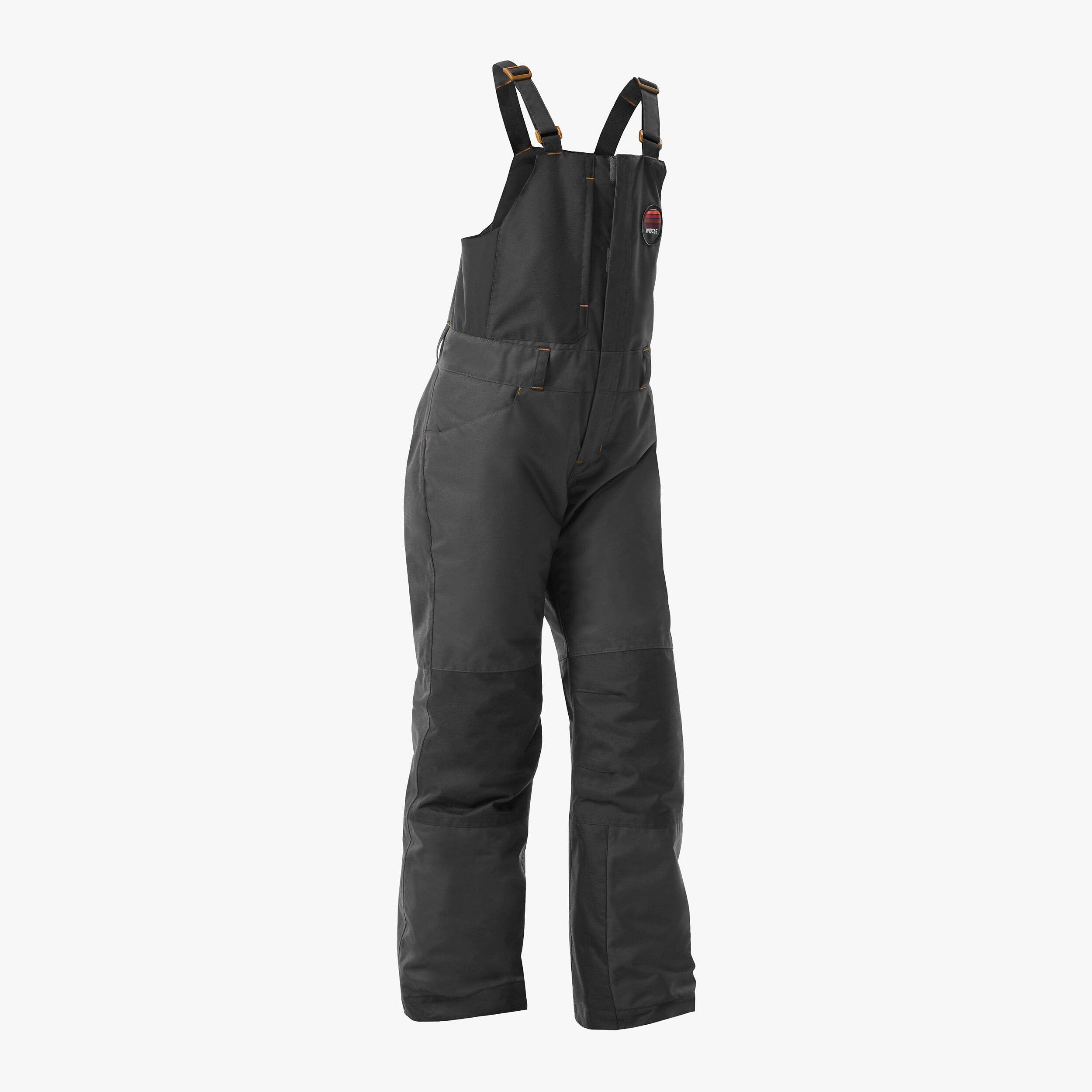 Kids’ Ski and Snowboarding Bib Pants with Knee Pads – 500 Age 6-14 - WEDZE