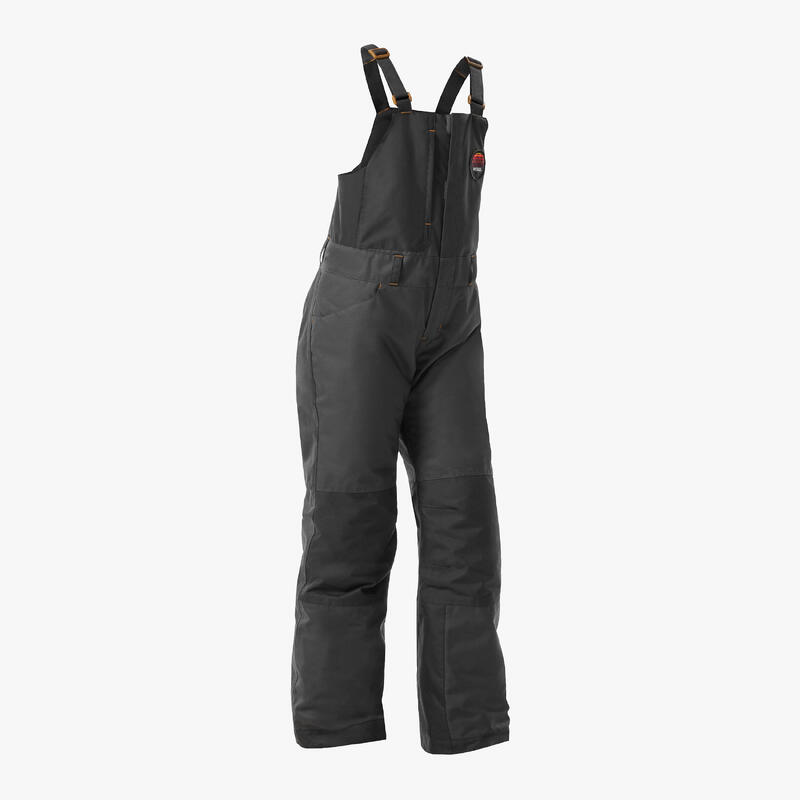 Snowboardhose Latzhose Kinder Piste - 500 grau 