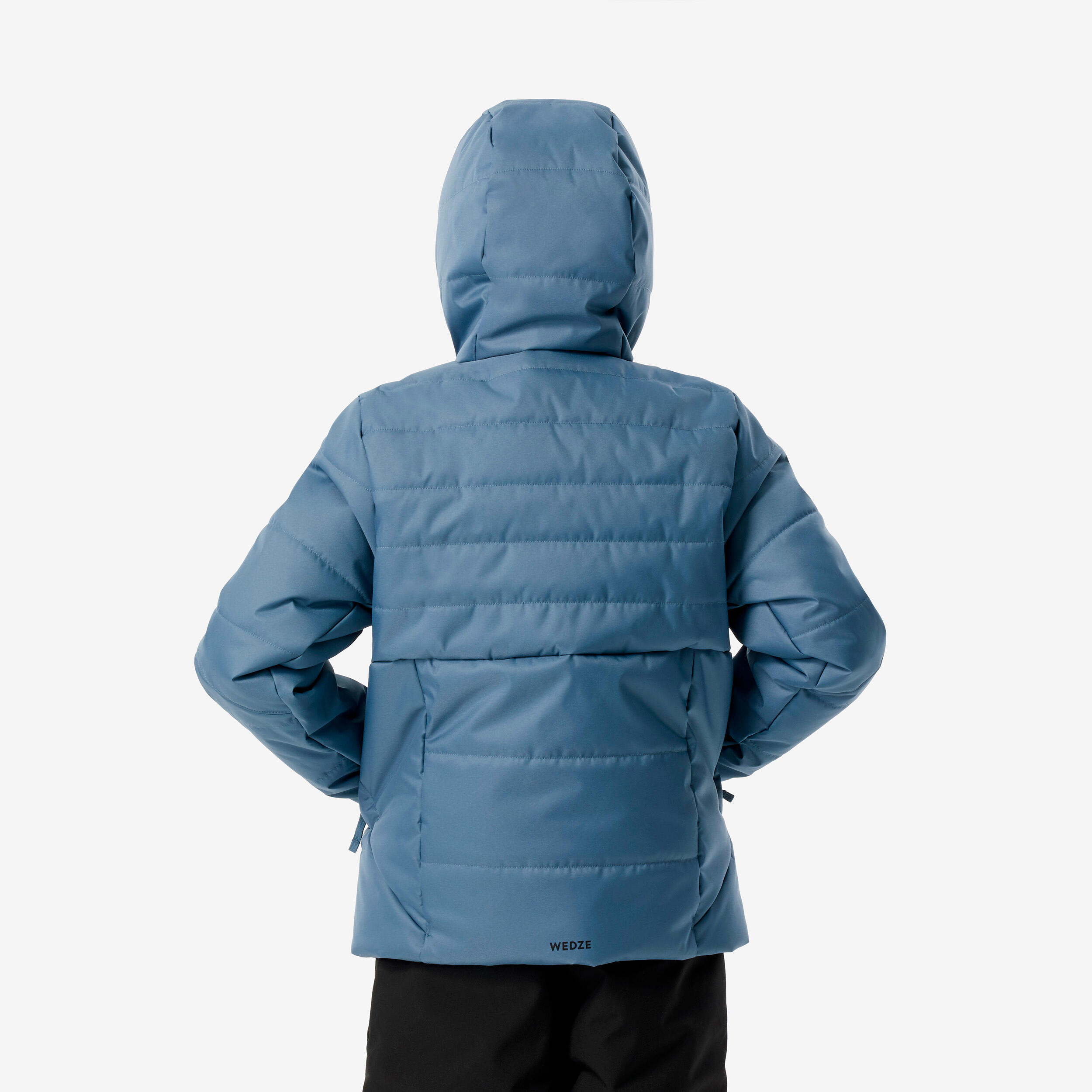 Waterdichte ski-jas voor kinderen 100 warm blauw 9/13