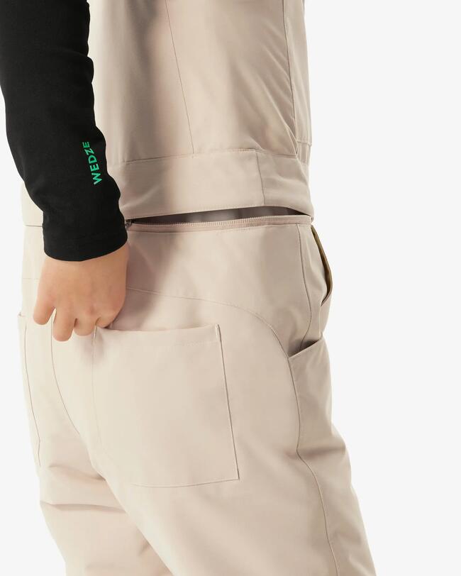 Salopette da sci e snowboard resistenti bambina - 500