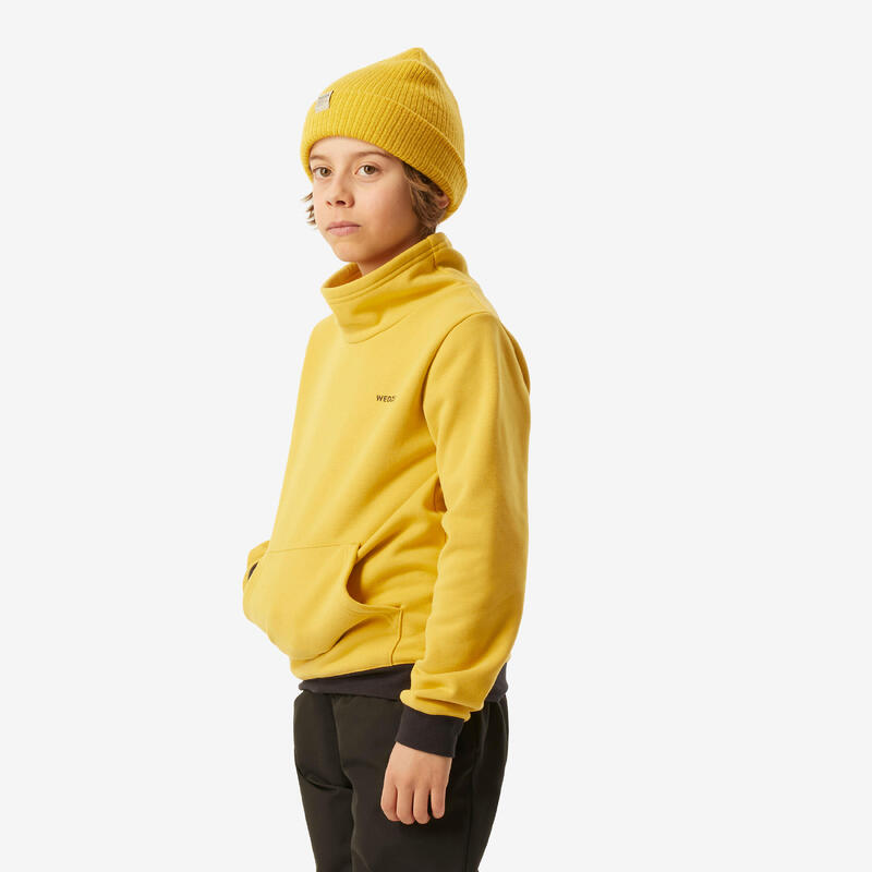 Sudadera de esquí y snowboard niños, 100 amarillo 