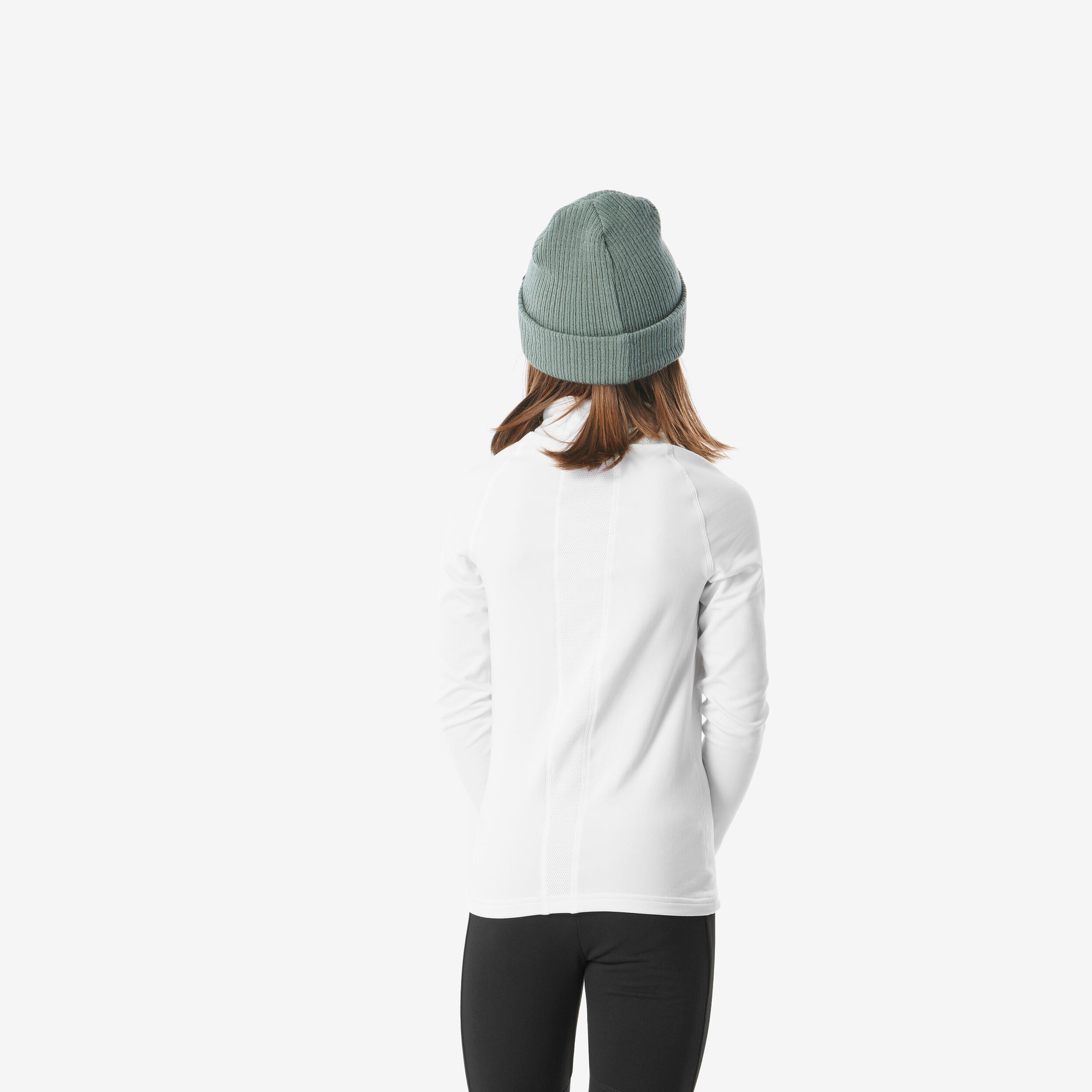 Couche de base de ski à demi-zip enfant, BL 500 Haut 9/17