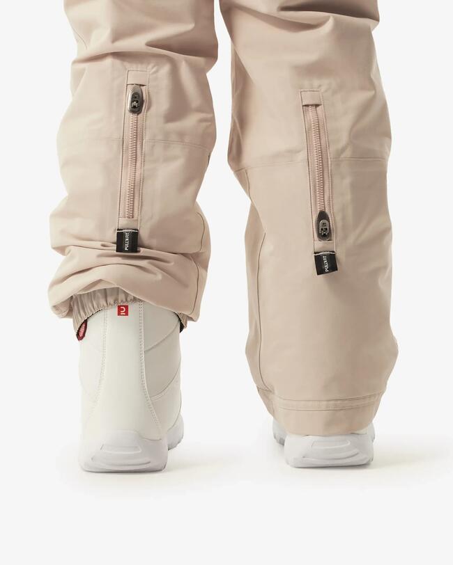 Salopette da sci e snowboard resistenti bambina - 500