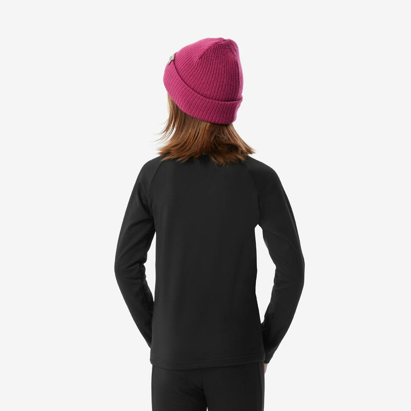 Sous-vêtement thermique de ski enfant, BL 500 haut noir