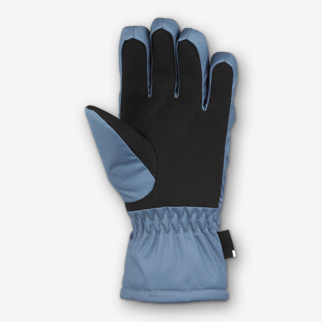 CHILDREN's WARm AND WATERPROOF SKI GLOVES -100-BLUE