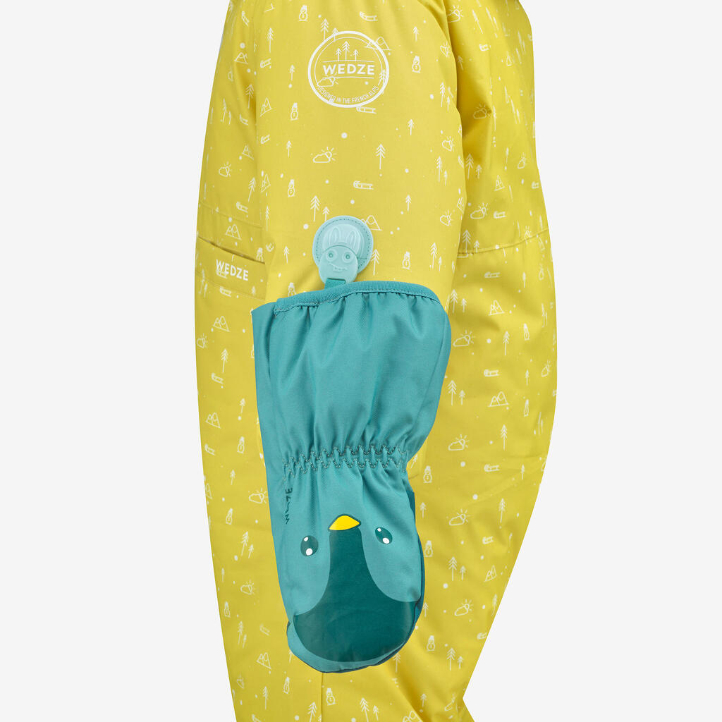 Plave rukavice za bebe 500 WARM