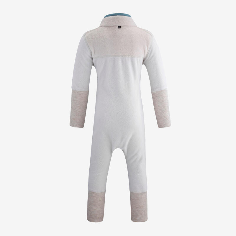 Combinaison polaire bébé, 500 Midwarm gris