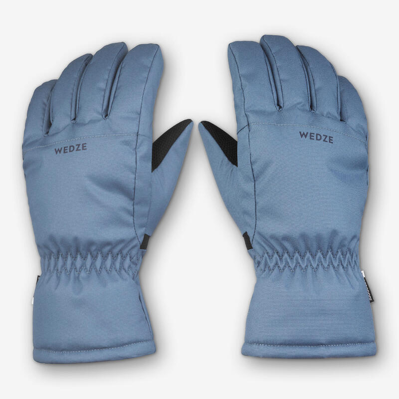 LUVAS DE SKI QUENTES E IMPERMEÁVEIS DE CRIANÇA - 100 AZUL