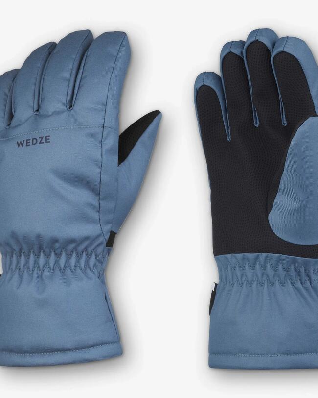 Skihandschuhe Kinder warm wasserdicht - 100 blau