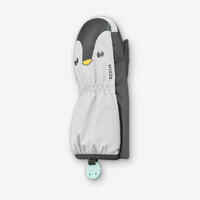 Babies' Ski Mittens 500 Lugiklip - Grey