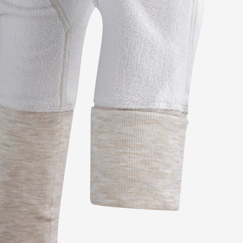 Combinaison polaire bébé, 500 Midwarm gris