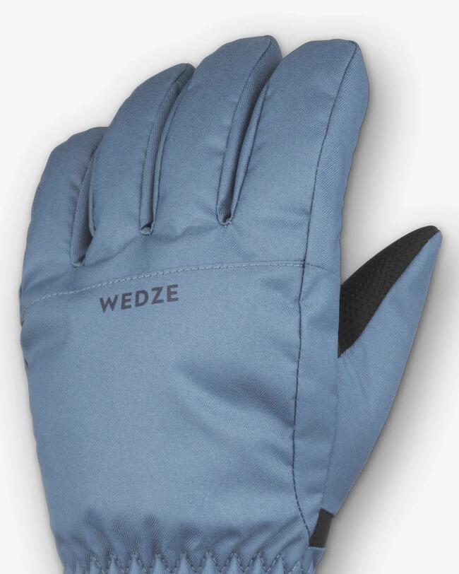 Skihandschuhe Kinder warm wasserdicht - 100 blau