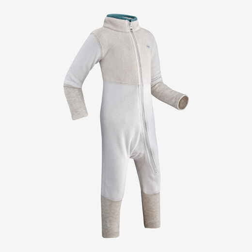 
      Schneeanzug Skianzug Baby Fleece - Midwarm 500 grau
  