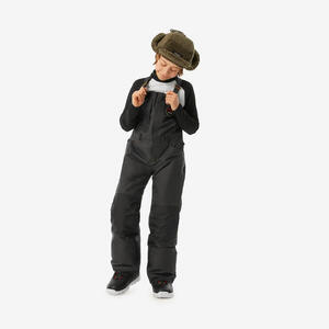 Peto esquí y snowboard resistente niño, 500 gris