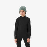 Kids’ Ski Thermal Base Layer, BL 500 Top Black