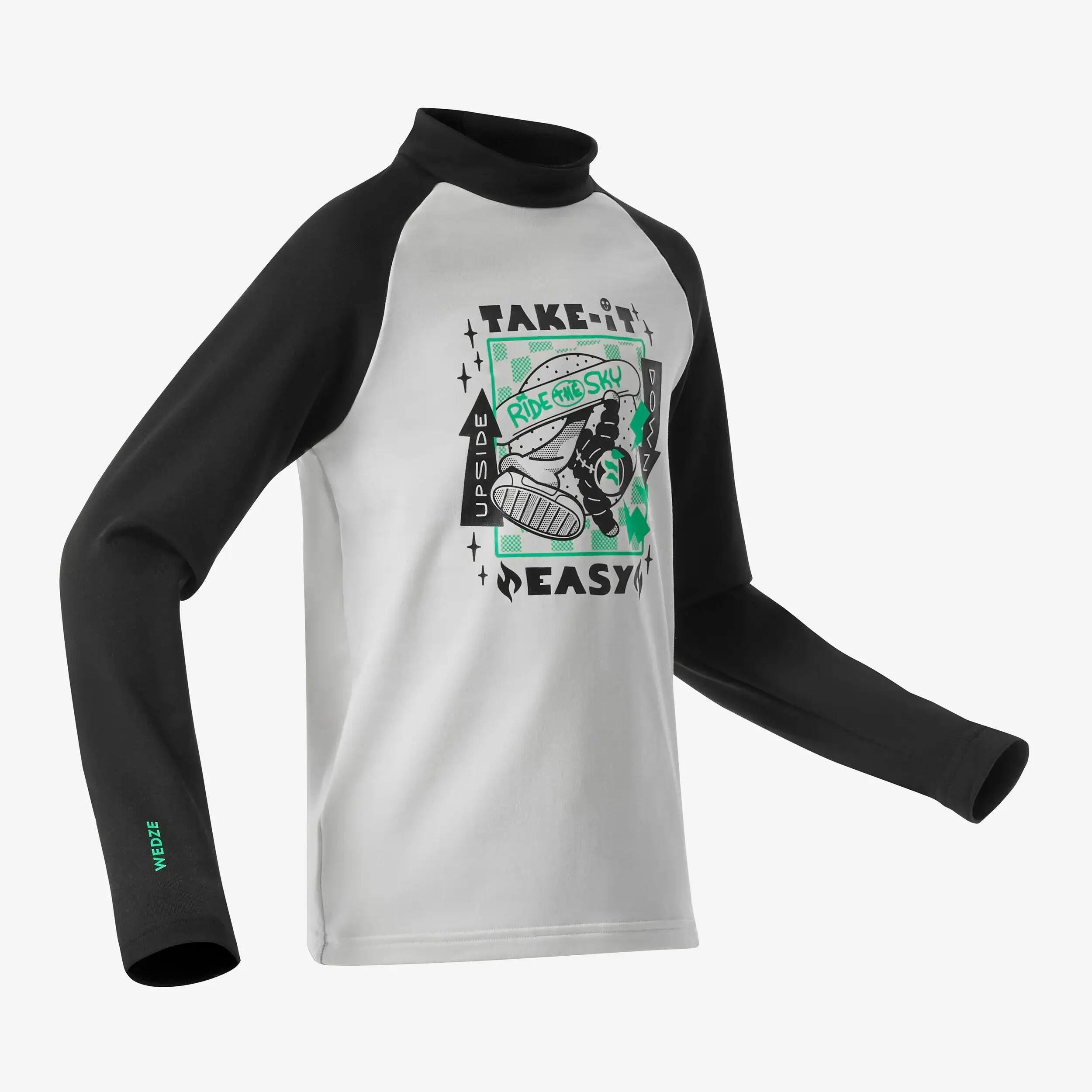 Kids Thermal Base Layer Top - BL500 - White - 4-14 Years -  2