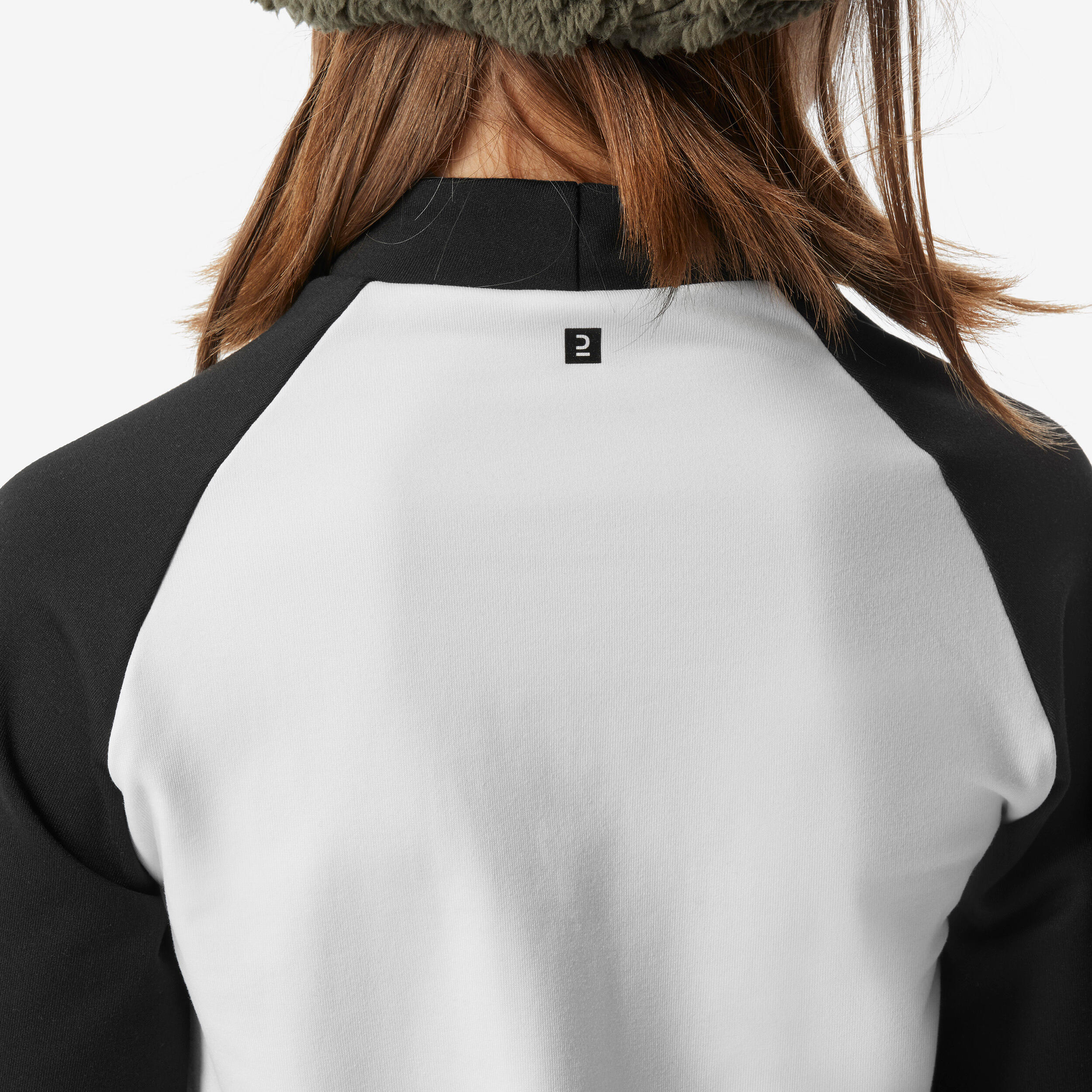 Kids’ Ski Thermal Base Layer, BL 500 Top Black/White Pattern