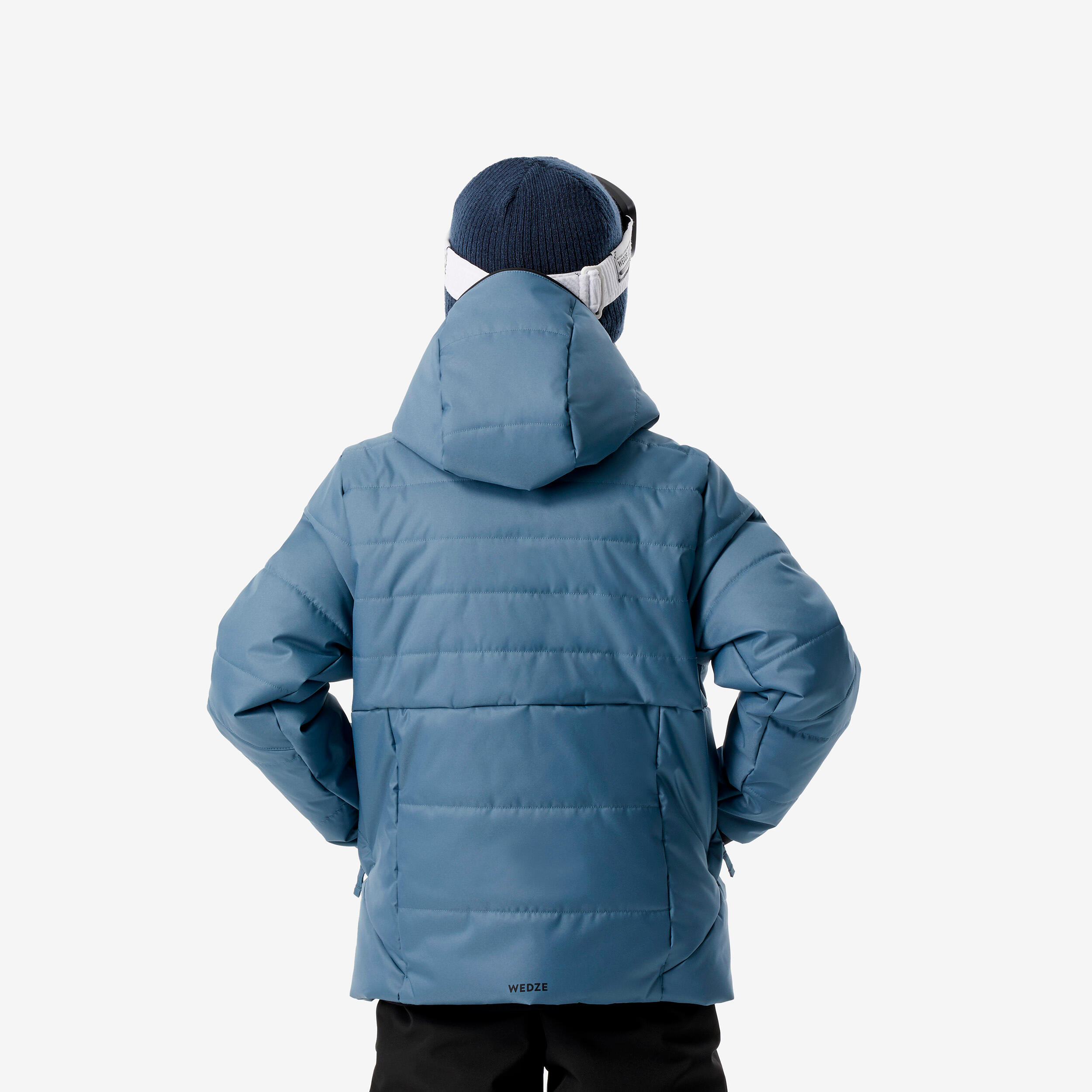 Kids’ warm and waterproof padded ski jacket - 100 warm blue  4/13
