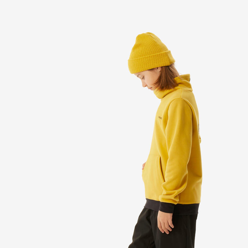 Sudadera de esquí y snowboard niños, 100 amarillo 