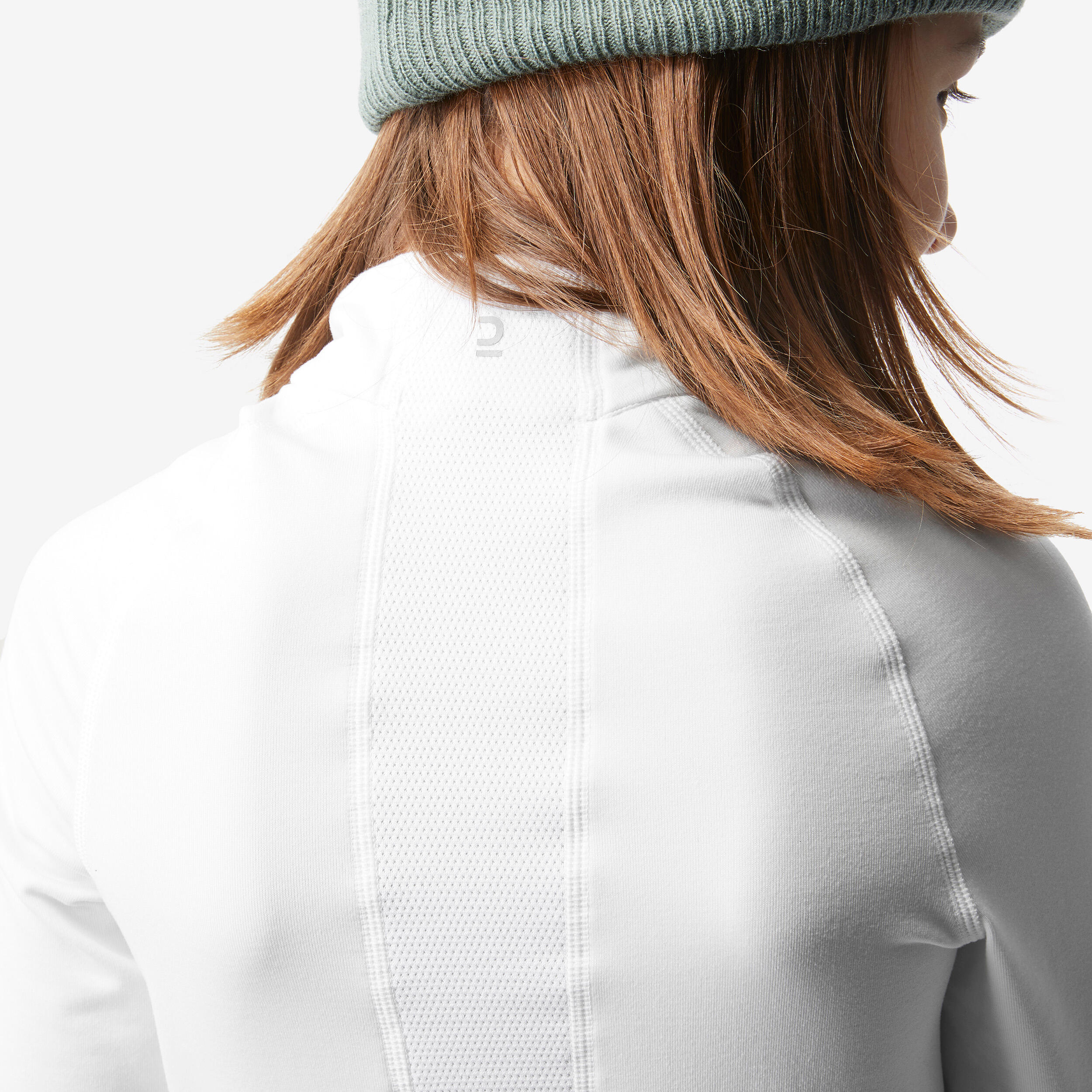 Couche de base de ski à demi-zip enfant, BL 500 Haut 12/17