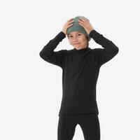 Kids’ Ski Thermal Base Layer, BL 500 Top Black