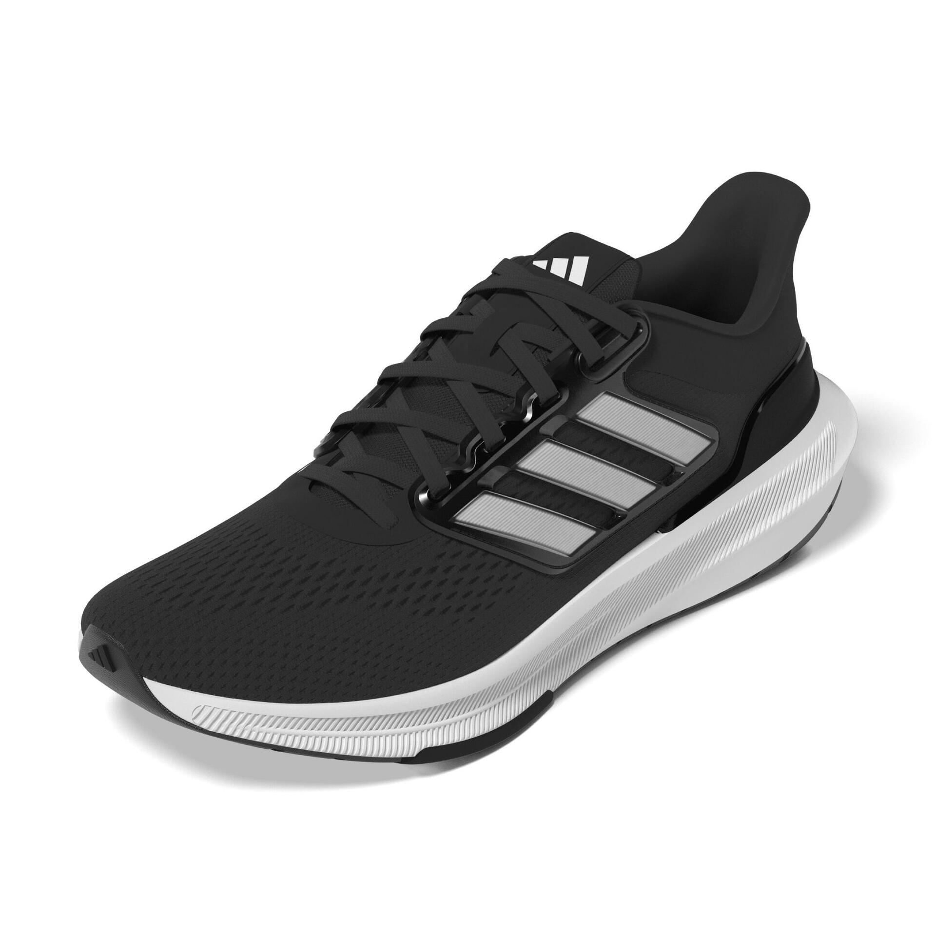 Adidas men running shoes ultrabounce core black/white