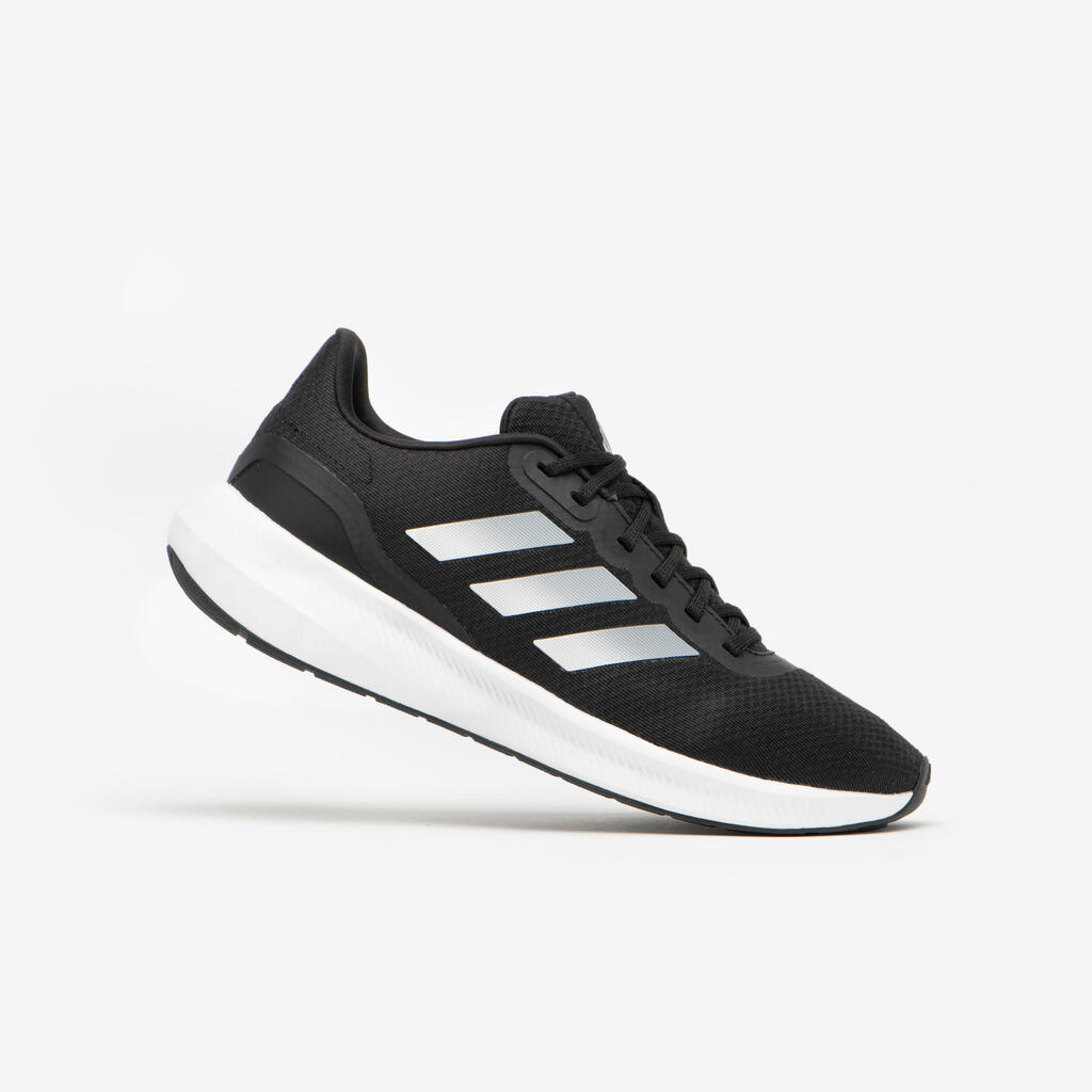 MEN'S ADIDAS RUNFALCON + RUNNING SHOES - BLACK
