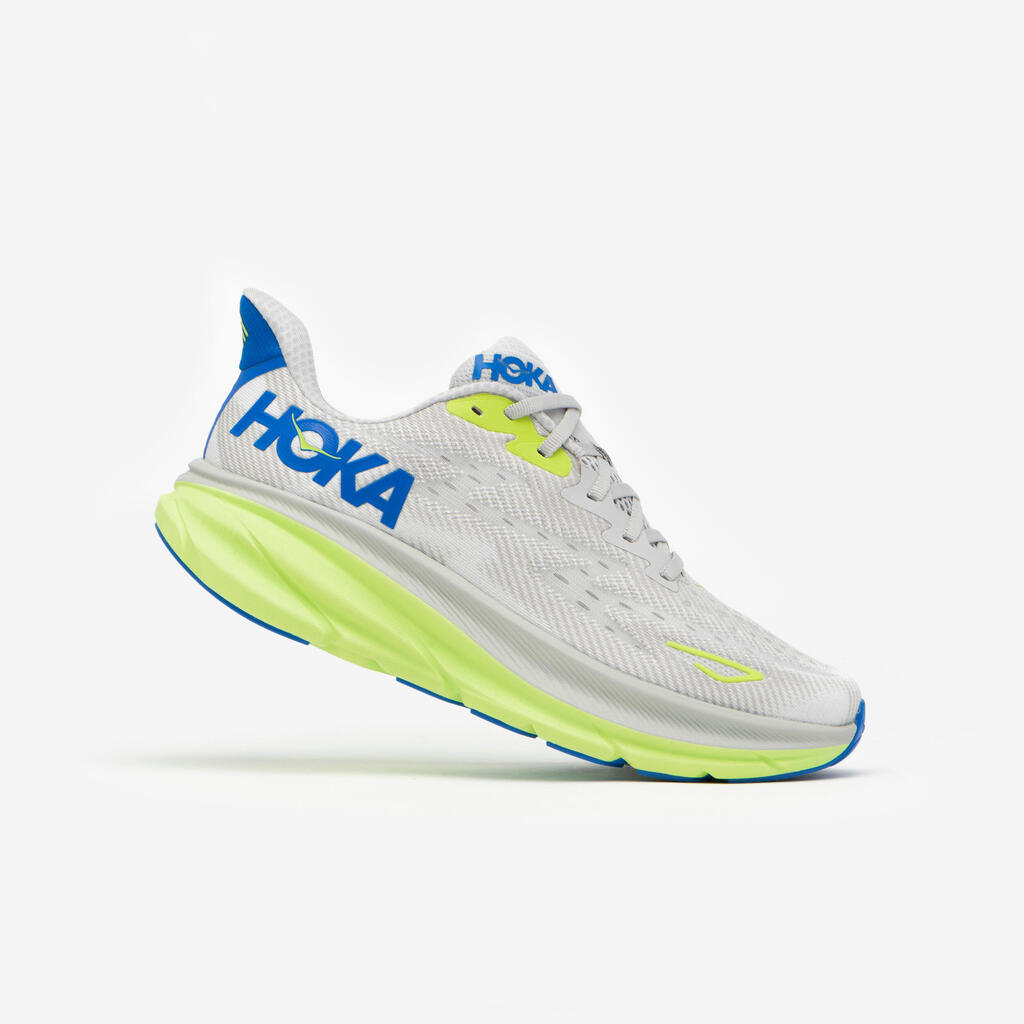 SIVI MOŠKI COPATI ZA CESTNI TEK HOKA CLIFTON 9 
