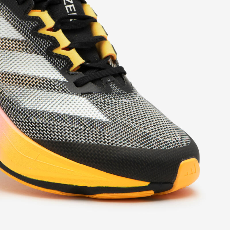 Hardloopschoenen heren Adizero Boston 12 zwart roze oranje