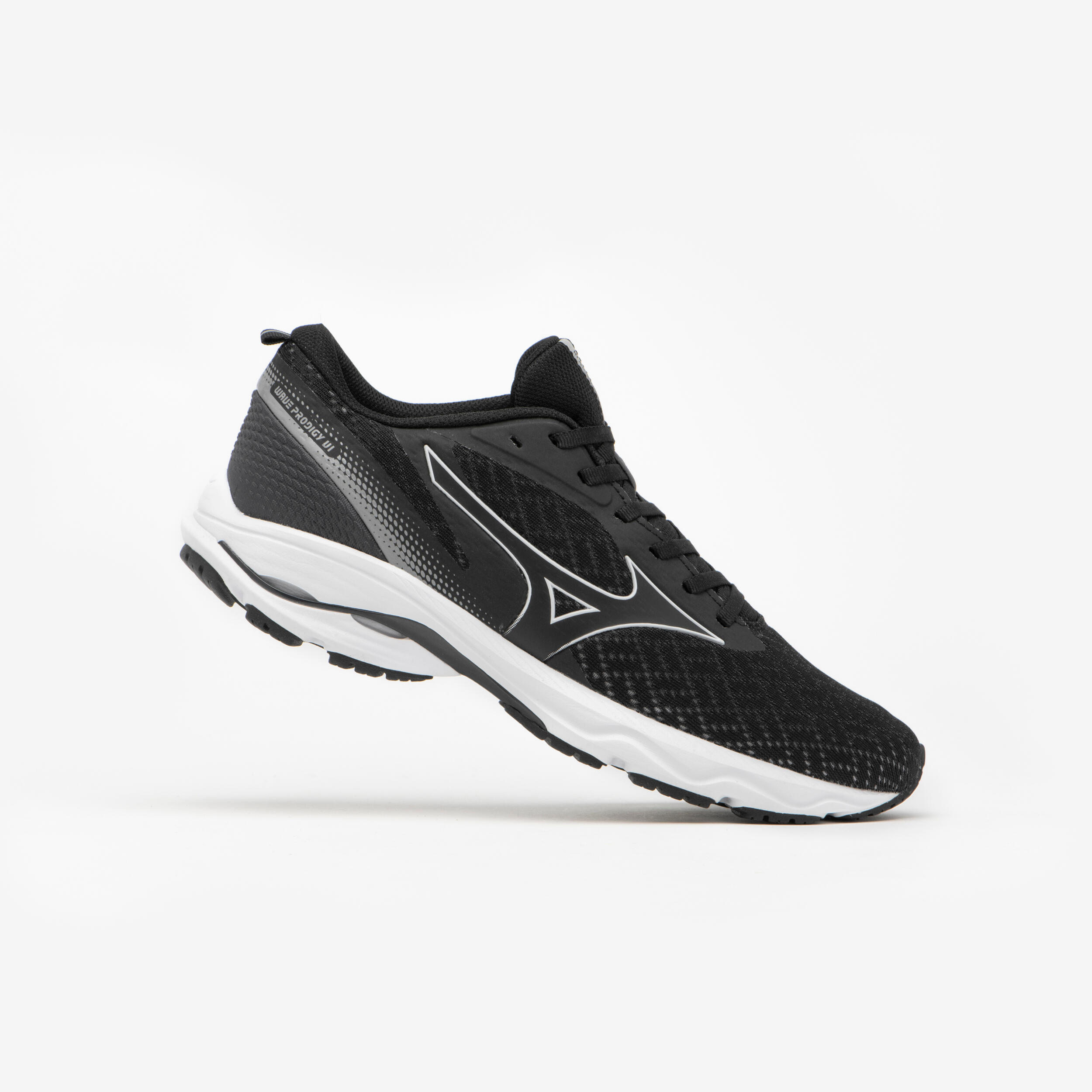 MIZUNO MEN'S WAVE PRODIGY 6 RUNNING SHOES - BLACK