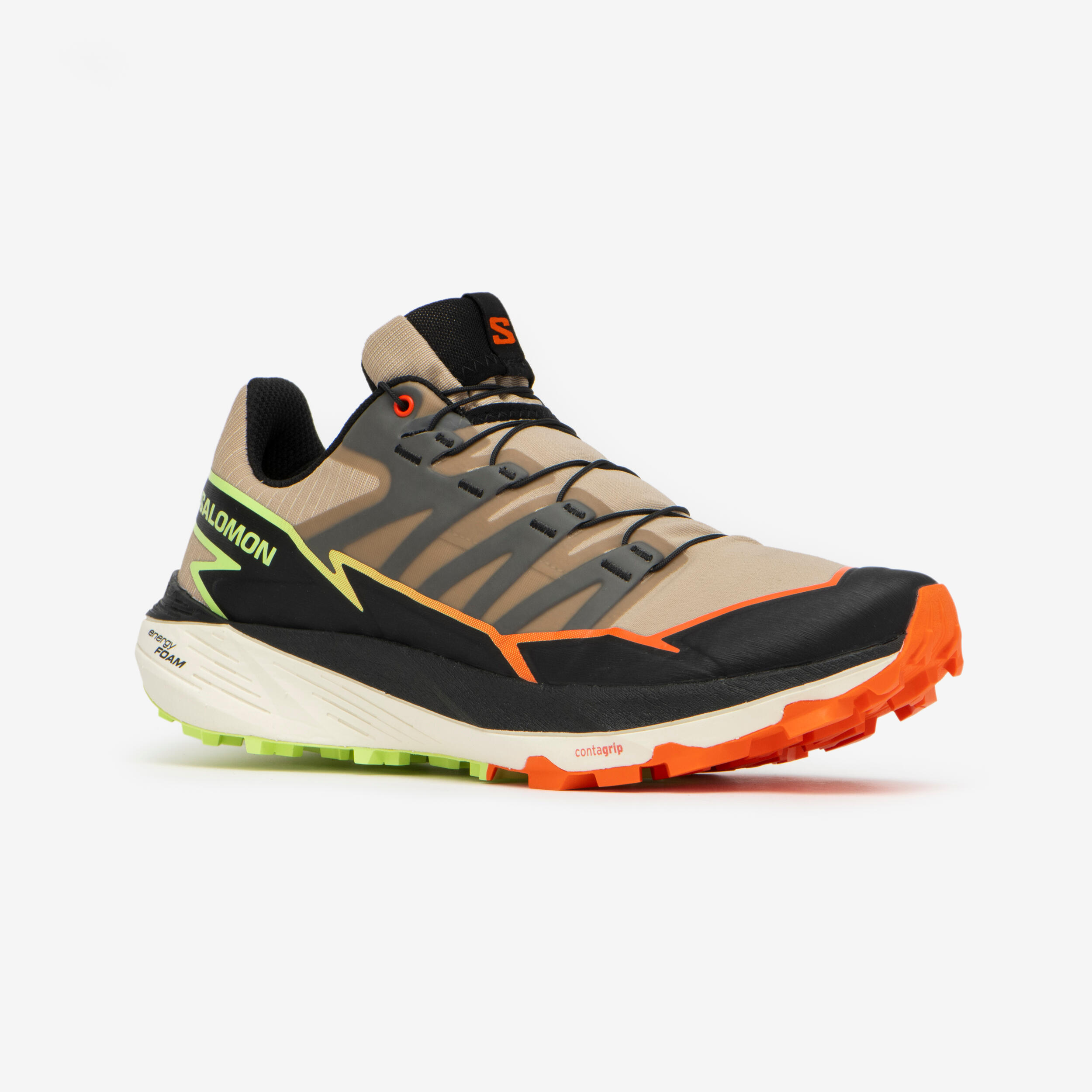 Chaussures de trail running homme, Salomon thundercross, safari 3/7