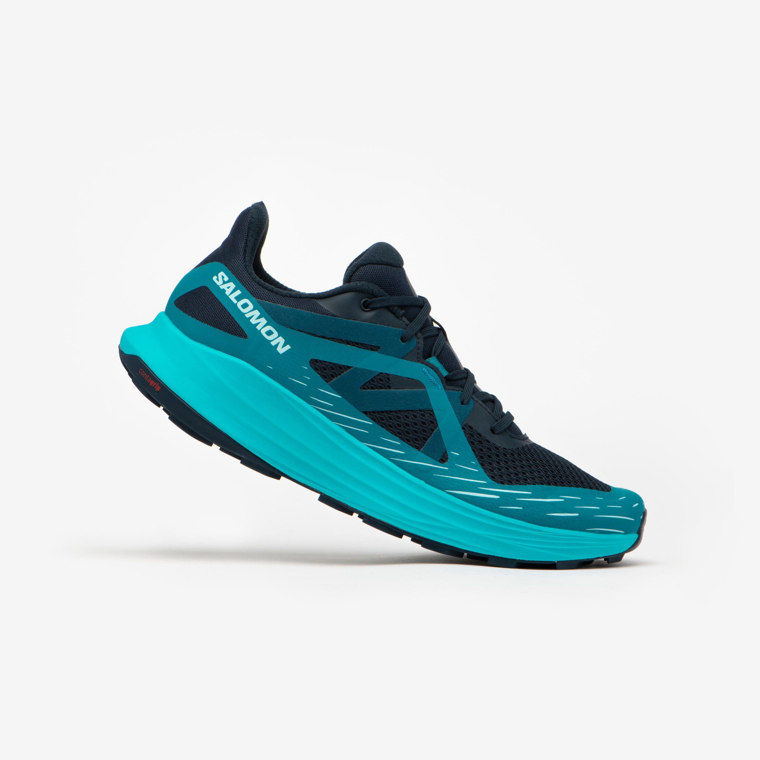 Scarpe trail uomo Salomon ULTRA FLOW nero azzurro SALOMON Decathlon