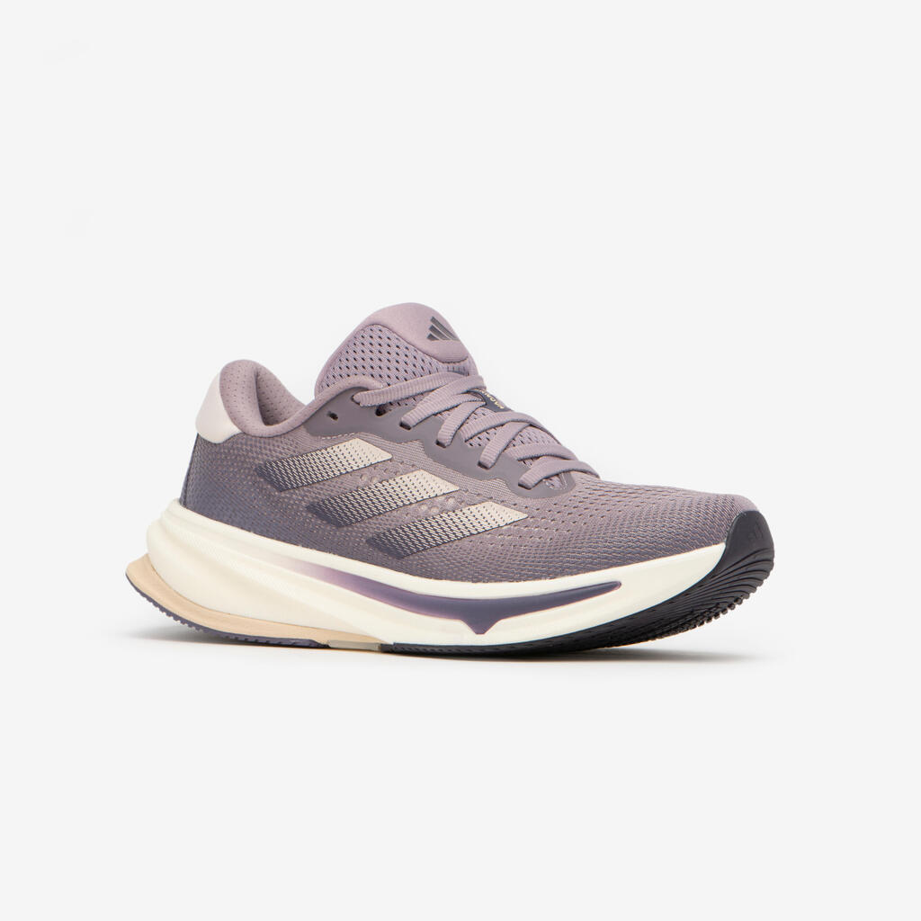 WOMEN'S ADIDAS SUPERNOVA RISE RUNNING SHOES - MAUVE