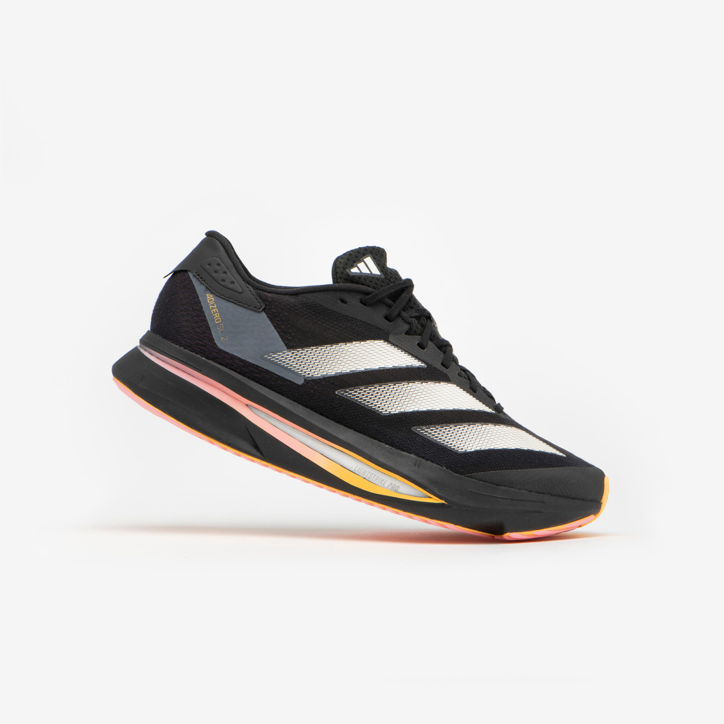 Adidas - Chaussure De Running Homme Adidas Adizero Sl2 Noir - Chaussures De Sport - Running Trail Athletisme - - 45 - Decathlon