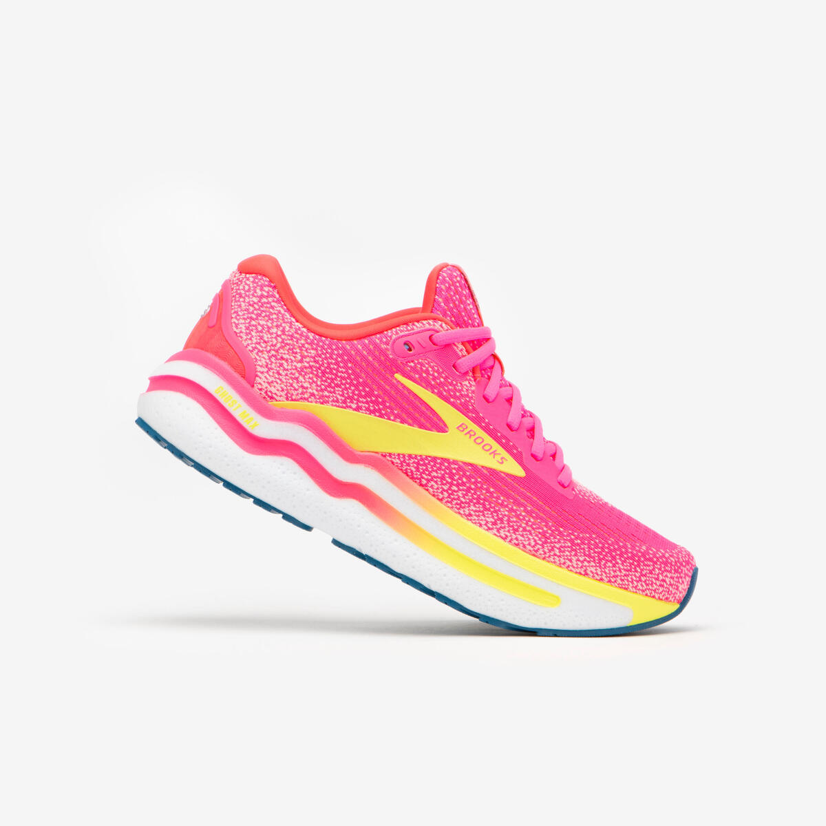 Chaussures running route femme brooks ghost max 2 rose